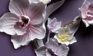 Фреска 3D орхидея