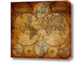 Картина карта мира