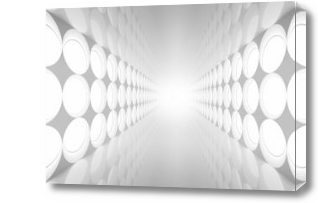 Картина 3D абстракция коридор