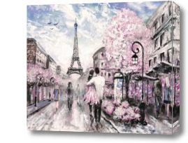 Картина весна в париже